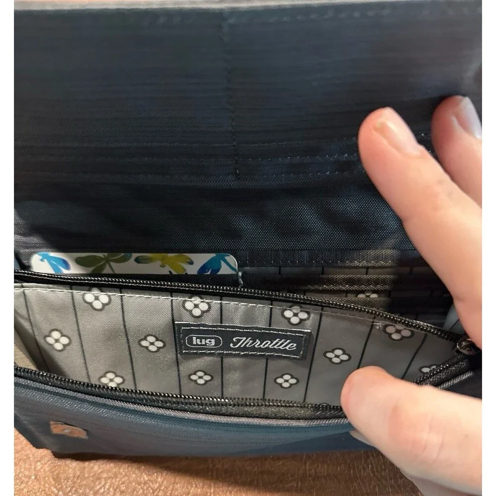 Lug Classic Quilted Wallet with Buckle Closure - Throttle